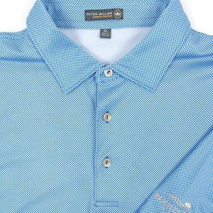 PETER MILLAR Men's XL Blue Bonita Bay Golf Polo